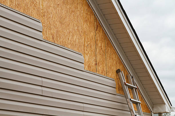 Professional Siding Repair technician working in Dobson, NC